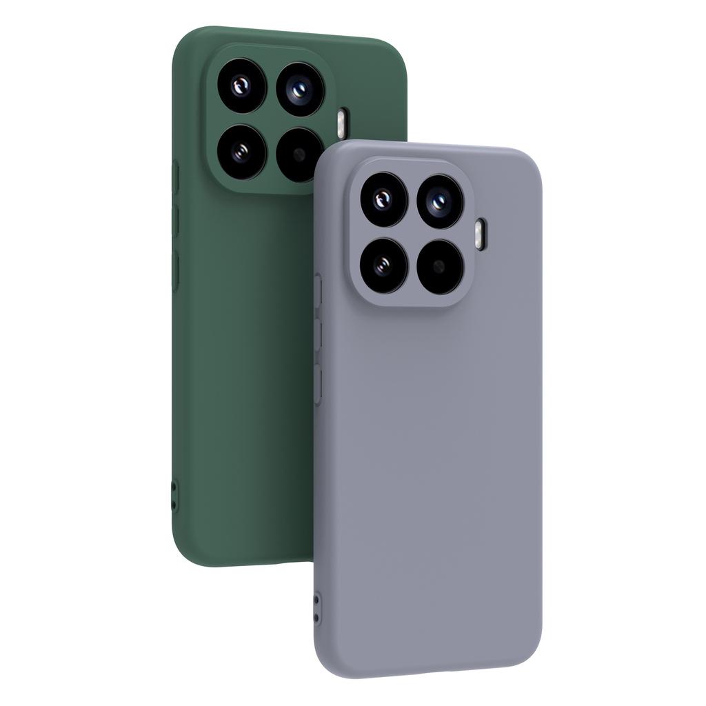 Suitable for Xiaomi Mi 15SPro Imitation Liquid Silicone Mobile Phone Case 17TPRO Anti-fouling and Dirt-resistant Solid Color Flocking Protective Cover