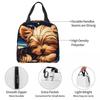 Yorkshire Terrier Dog In Starry Night Insulated Lunch Bag for Women Kids Leakproof Food Boxes Thermal Lunch Box Tote
