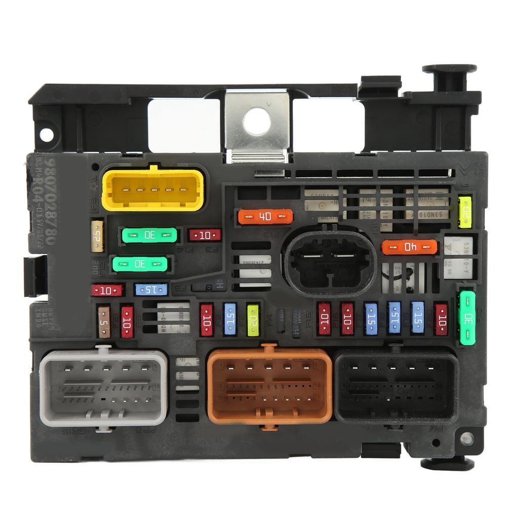 Engine Fuse Box 9807028780 Under Bonnet Control Unit Fuse Box Replacement for Peugeot 308CC 607 807 1007 207