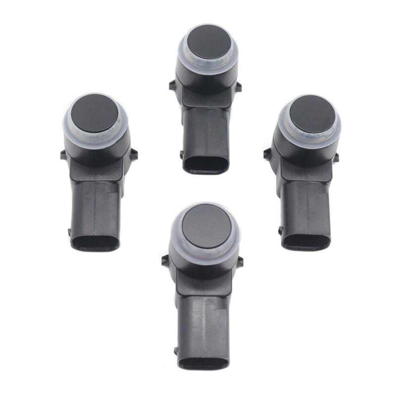 XUAN 4pcs Black PDC Parking Sensor Bumper Reverse Assist 9666016377 For Citroen Peugeot C4 C5 C6 307 308 407 2000-2014