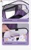 Rectangular Folding Pet Cage with Bed for Dogs & Cats
