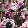 157 Piece Halloween Balloon Set for Halloween Decoration Birthday Party Decoration Prom Day of The Dead Pink Halloween Theme