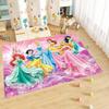 Cute cartoon rug with princess anime pattern, non-slip, machine washable, suitable for living room, bedroom, and home use.-22