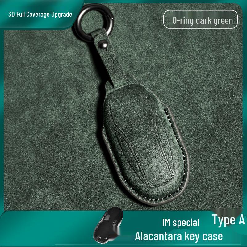 IM Car Key Suede Protective Cover - Dirt-Resistant, Unisex Remote Key Cover