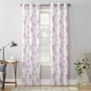 Pink Watercolor Cherry Blossom Window Curtains for Living Room Luxury Bedroom Curtain Kitchen Blinds Drapes Curtains
