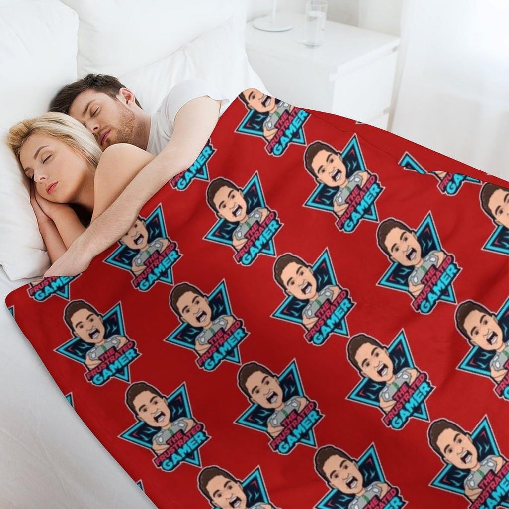 frustrated gamer Throw Blanket Tourist christmas decoration Quilt Fashion Sofas Blankets