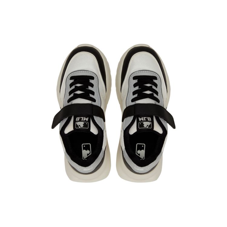 MLB Synthetic Leather Comfortable Non-Slip Wear-Resistant Low-Top Casual Shoes Kids Sneaker Black 7ASXXA13N-50BKS