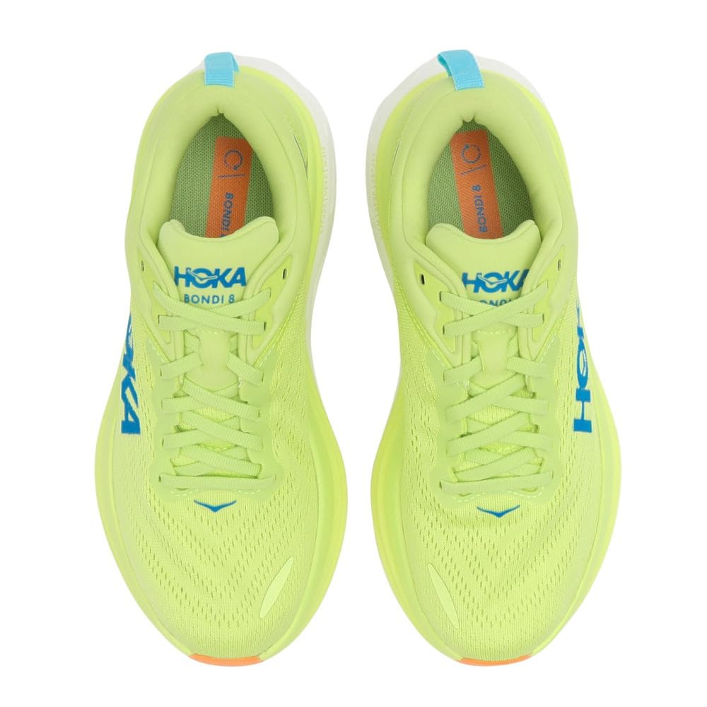 HOKA Bondi 8 Running Jogging Flash Size Shoes, Shoes, Yellow, 25.5, Men's, 1123202-LCS