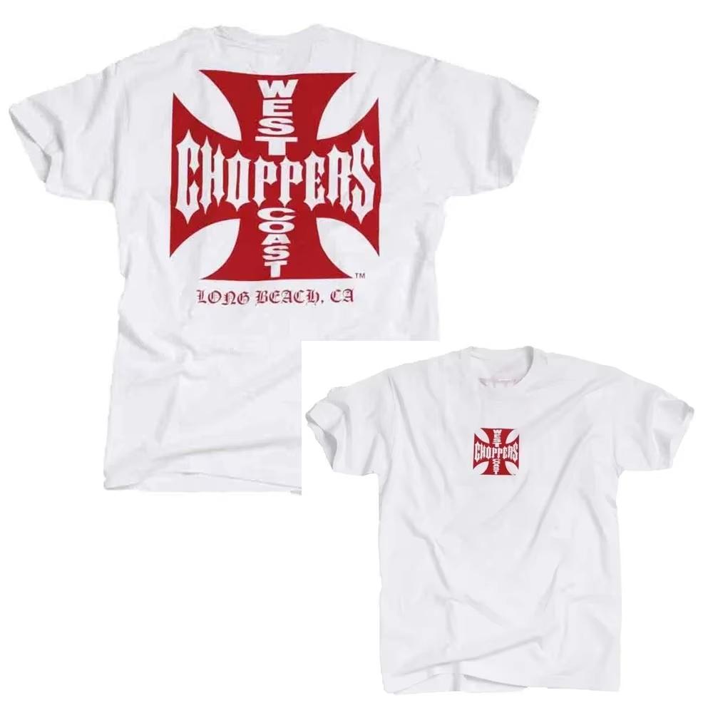 

West Coast Chopper Graphic Summer Hot Selling Mens and Womens Extra Large Y2k Street Wear Casual Comfortable Tshirt 4XL