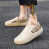 Fashion Shoes Men Summer Thick Bottom Casual Men's Beach Sandals Lightweight Hollow Out Breathable Baotou Slippers Couple Casual Shoes