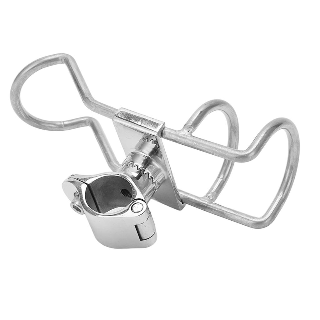 Fishing Rod Holder Marine Grade 316 Stainless Steel Rail Mount Fishing Pole Socket Bracket for 25mm Tube Ships Yachts