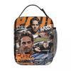 Fast & Furious Isolierte Lunchtasche für Damen Kinder Tragbare Lebensmittelboxen Thermische Lunchbox Tragetasche