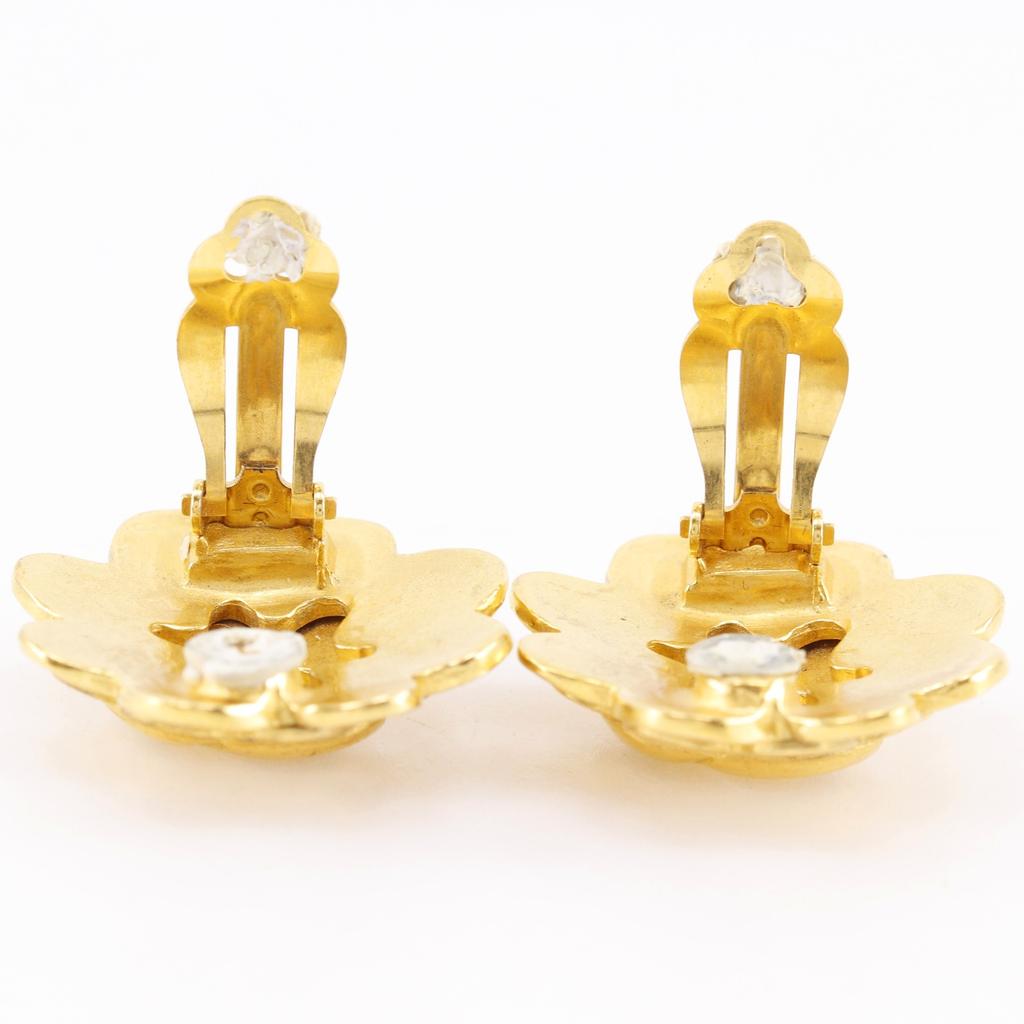 Chanel Mehl Ohrring COCO Mark Vintage Vergoldet Mehl 23,6g Damen Gebraucht