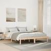 VidaXL Extra Long Bed Frames Without Mattress 140x220 Cm Solid Pine Wood, Bed, Bedroom Furniture, Wooden Bed, Double Bed, 852420