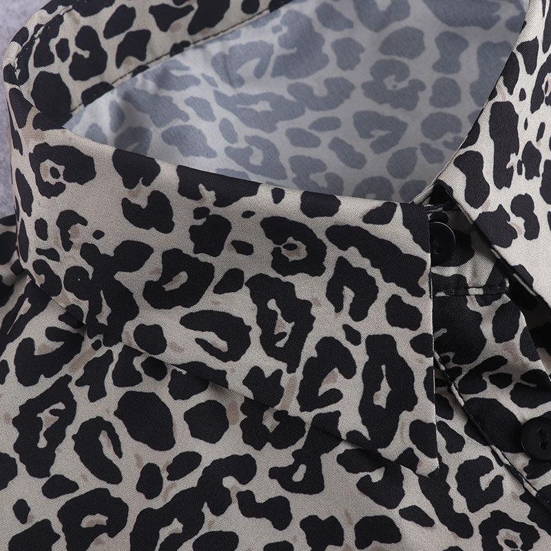 Leopard Print Shirt Detachable Collar for Womens Suits Lapel Fake Collar False Collar Blouse Female Detachable Collars