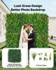Artificial Plant Wall, 12PCS 50.8 X 50.8 Cm Artificial Boxwood Panels, Sun Protection Greenery Backdrop Privacy Hedge Fence, Fake Grass Wall Screen