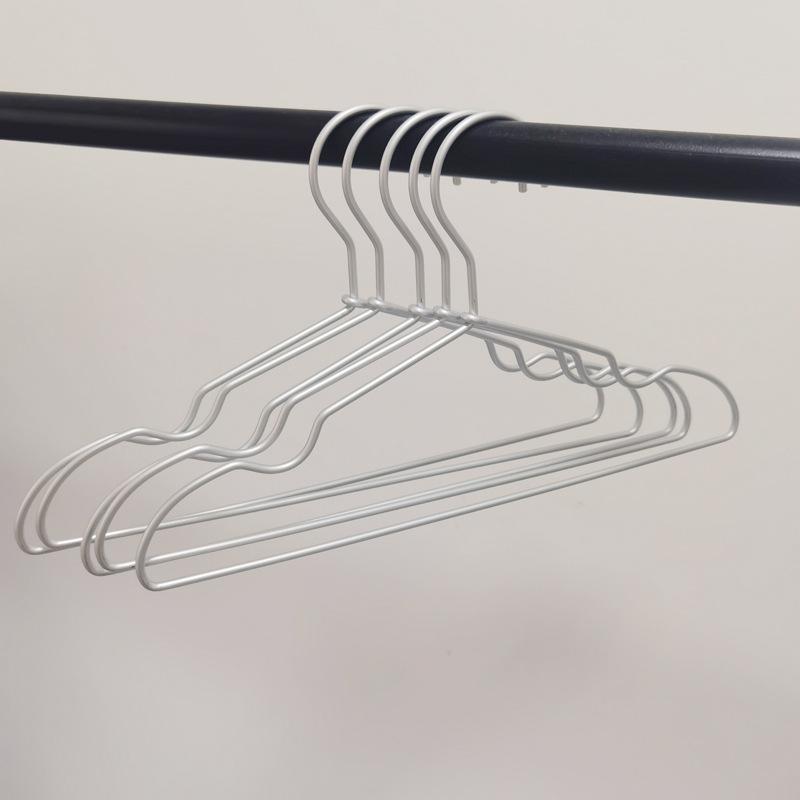Luxury Gold Aluminum Baby Clothes Hanger - Small, Lightweight, Metal Rack for Children's Clothes