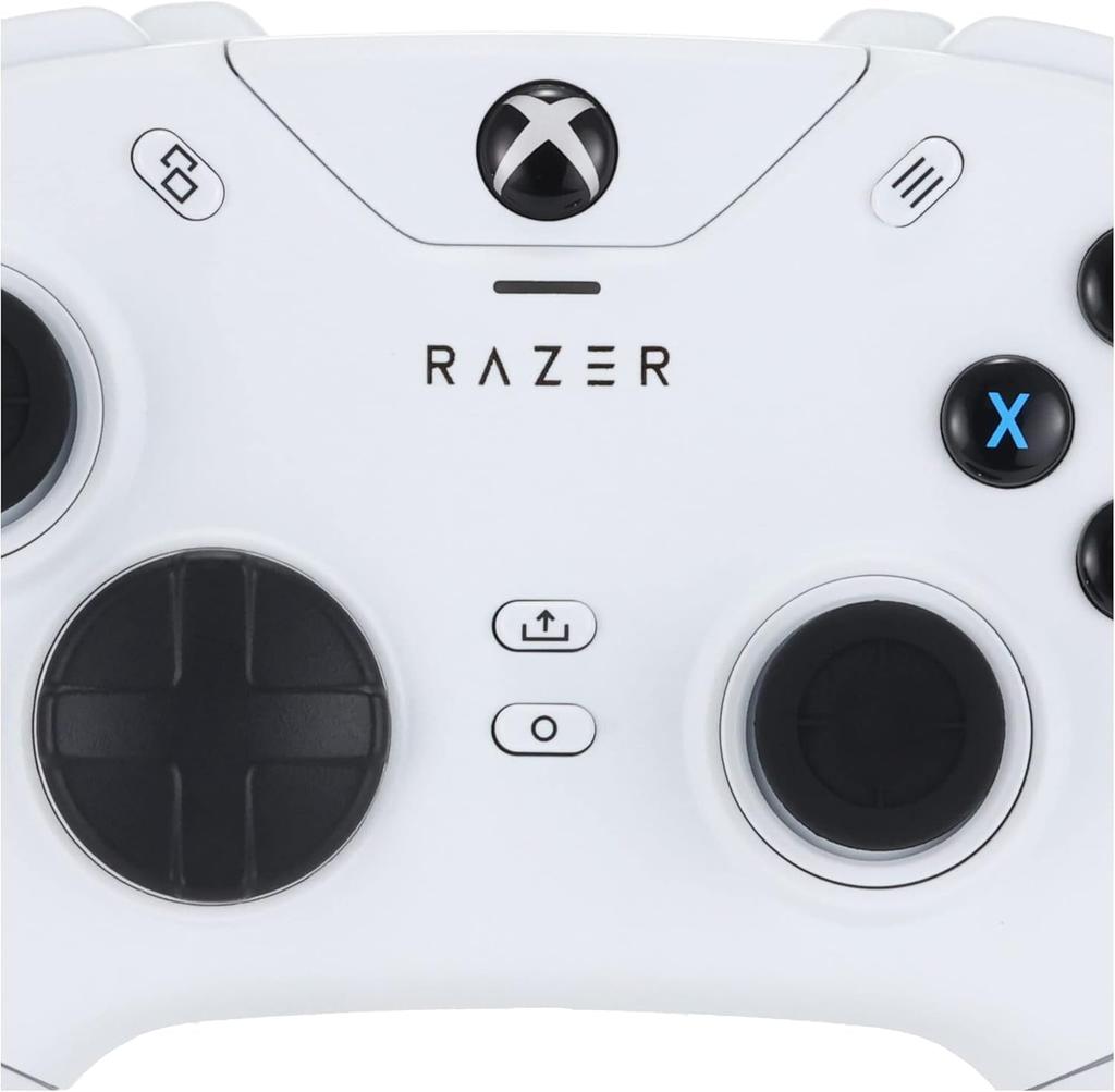 Refurbished Razer Wolverine V2 Chroma Controller for PC Action Assignable 6 Rapid Compatible with Windows Xbox Xbox Series and Model (White) & Xbox,