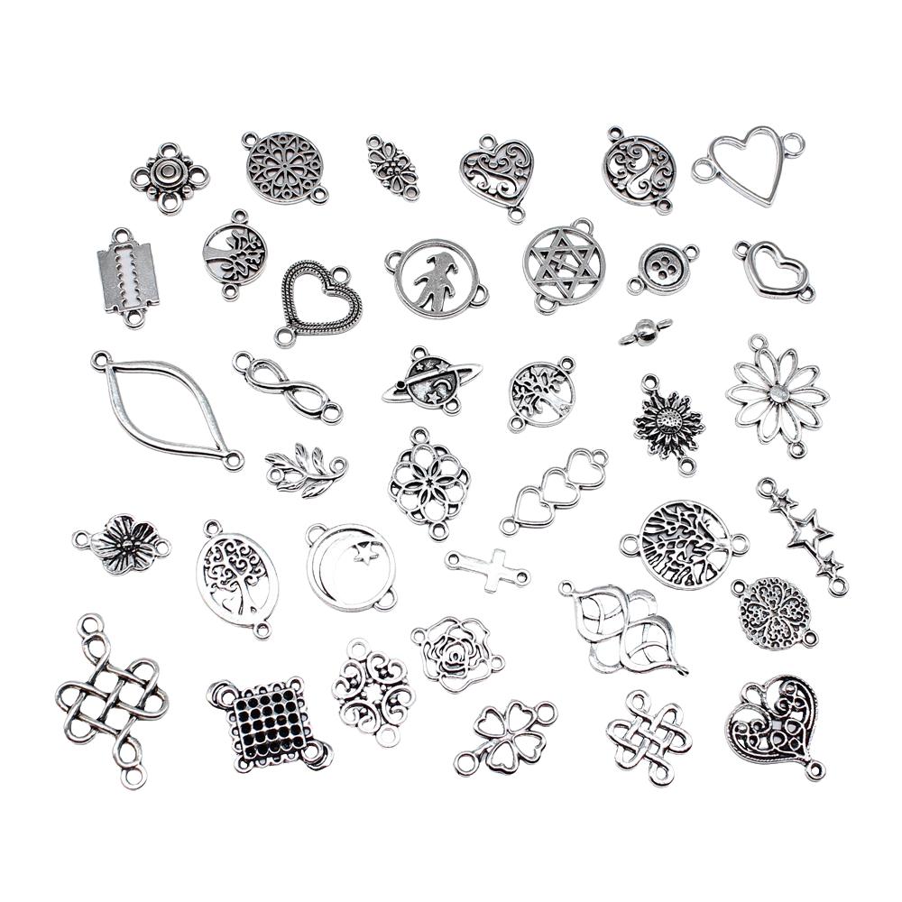 20pcs Earring Making Charms Findings Geometric Connector Charms For Earring Making Bracelet Making