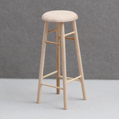 1:12 puppenhaus Miniatur Hohe Hocker Barhocker Runde Hocker Modell Möbel Dekor