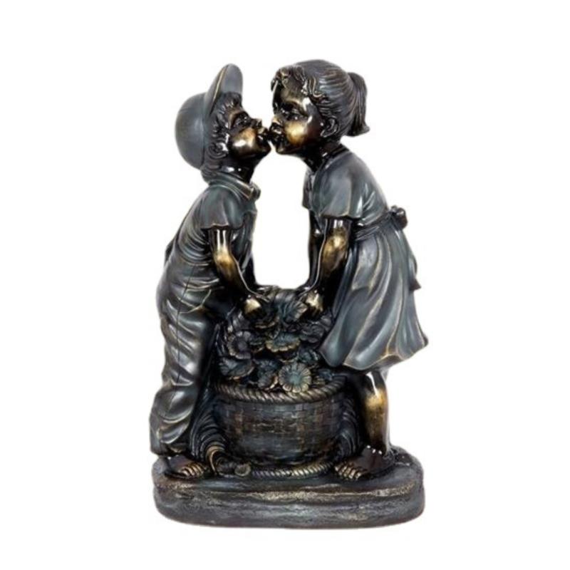 Indoor/Outdoor Fountain Statue Resin Garden Sculpture Courtyard Art Decoration