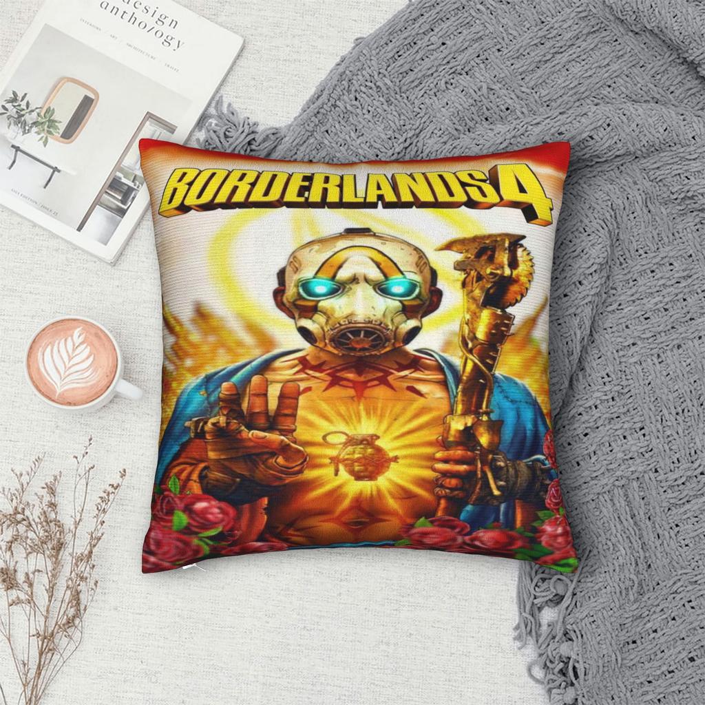 Trendy Sofa Borderlands 4 Game Decor Pillowcases Merch Pillow Cover Square Multi-Size