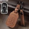 Premium Genuine Leather Key Case for Isuzu DMAX/MUX Smart Remote