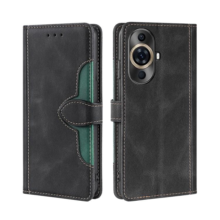 Skin Feel Magnetic Buckle Leather Phone Case