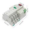 100A 4P Automatic Switch,Dual Power Mini Generator Automatic Transfer Switch Changeover Switch