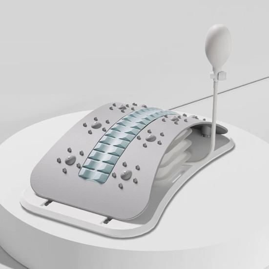 Back Stretcher Waist Trainer Adjustable Spine Decompressor Scoliosis Sciatica Lower Back Pain Relief Massager