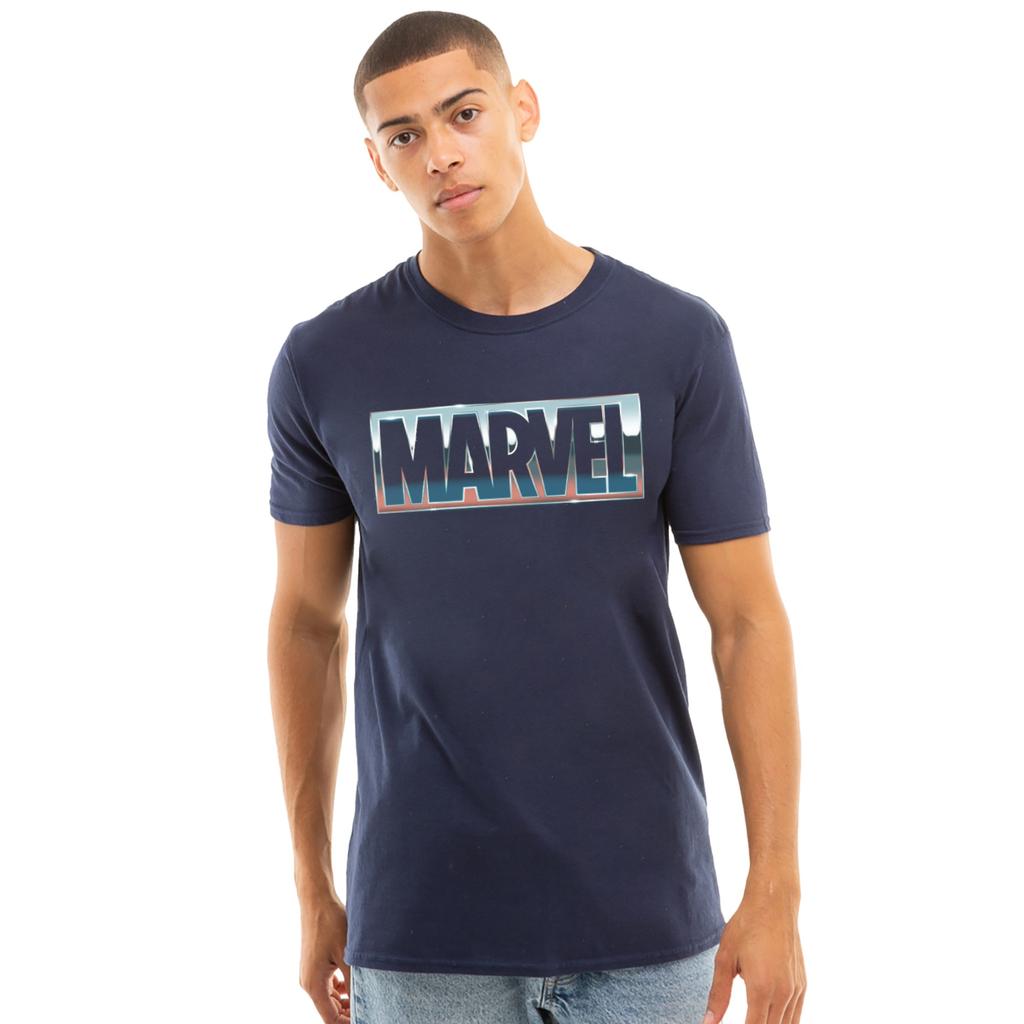 Marvel Mens Blue Steel T-Shirt