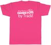 Personalised Farmer by Trade Farming Mens TShirt Tee Gift Top