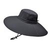 Mens Wide Brim Sun Hat Bucket Hat Breathable Waterproof Sun Protection Caps for Outdoor Hiking Camping Climbing