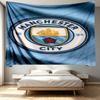 Manchester City FC Print Tapestry - Portable Wall Decor Cloth, for Home, Dorm, Travel, Bedroom, Living Room - Ideal Birthday Housewarming Gift