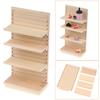 1:12 Dollhouse Miniature Wooden Supermarket Shelf Display Stand Storage Rack Four Story Scene Decor Toy Doll House Accessories