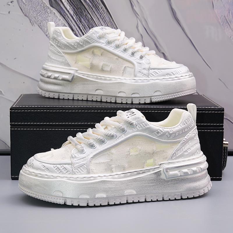 Designer Pink Men Skateboard Shoes Low Cut Canvas Shoes For Men Fashion Platform Man Skateboarding Sneakers Zapatillas De Skate