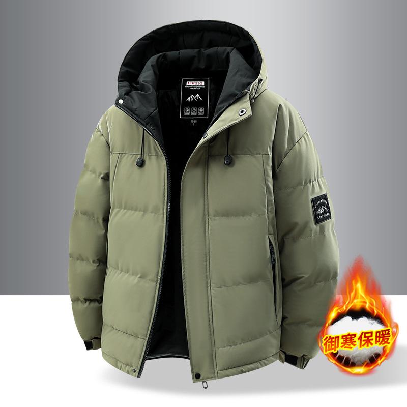 Down cotton clothes men`s jackets winter