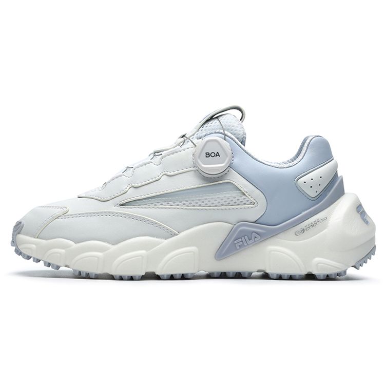 FILA Smasher GF Boa Comfortable Versatile Low-Top Golf Shoes Women sneaker White Blue A12W132407FWB