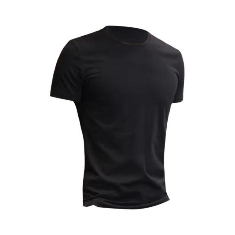 Men Summer Slim Fit T-shirt Solid Color O Neck Short Sleeves Soft Breathable Pullover Sports Business Casual Office Top