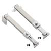 Window Wind Brace Stay 17-Position Lock Adjustable Casement Limiter 182-291mm Stainless Steel Aluminum Alloy for Casement Window