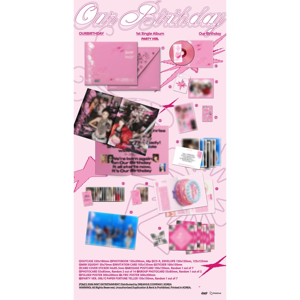 [Pre-order] OURBIRTHDAY - Our Birthday (1st Single)