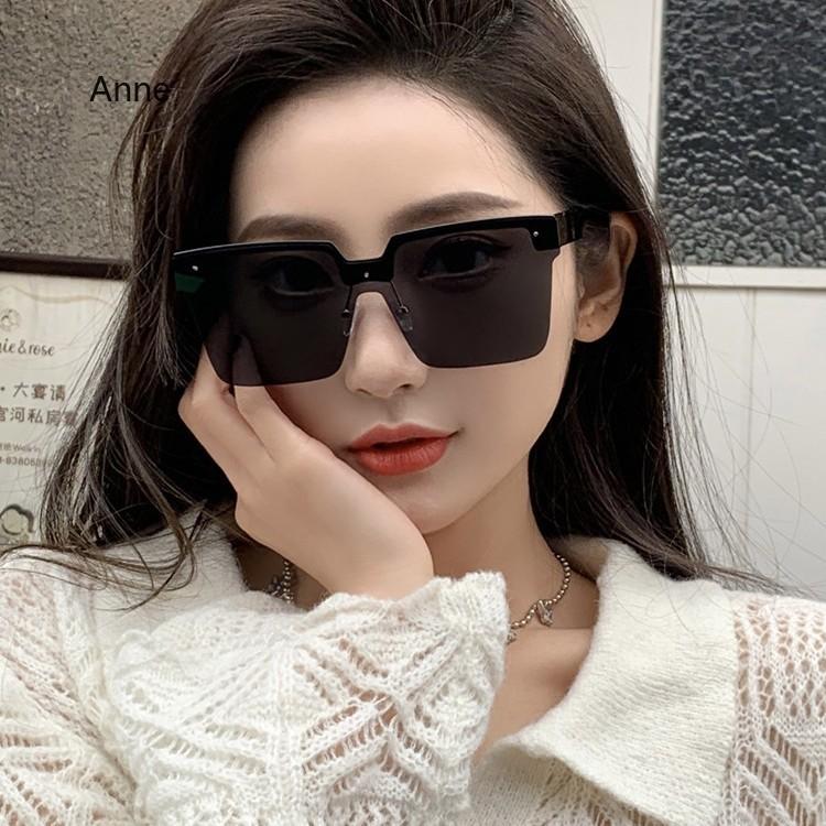 Luxury Oversized Sunglasses for Women Frameless Chic Lightweight Gafas De Sol Mujer  Sun Glasses