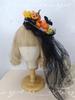 Halloween Funny Witch Hat Decoration Original Lolita Witch Pumpkin Top Hat Dark Hair Yarn Hair Clip