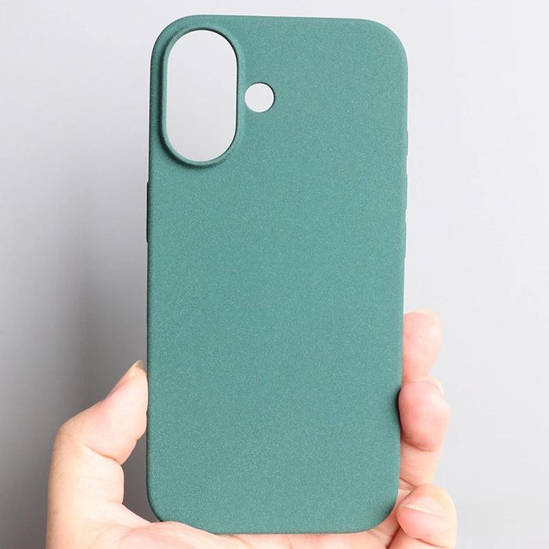 For IPhone 17 Pro Max Sandstone Soft TPU Phone Case For Iphone 17 Air 17Promax Ultra-Thin Matte Silicone Lens Protection Cover