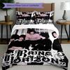 3-teiliges Bettbezug-Set (1 * Bettbezug + 2 * Kissenbezug, ohne Kern), Bring Me the Horizon Print Bettwäsche-Set, Schlafzimmer-Dekoration, Ganzjahres-Bettwäsche, Geburtstagsgeschenk