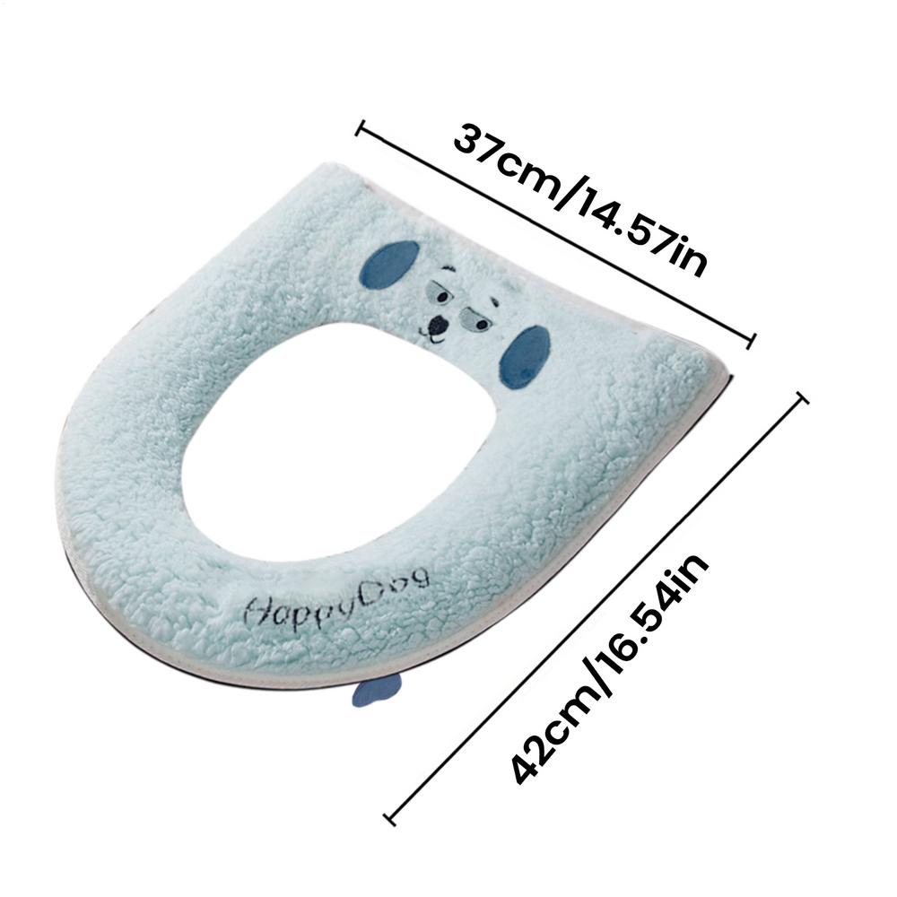USB Winter Heated Toilet Seat Household Washable Toilet Seat Cover Fast Heating adjust Temperature Lamb Velvet Seat Cushion