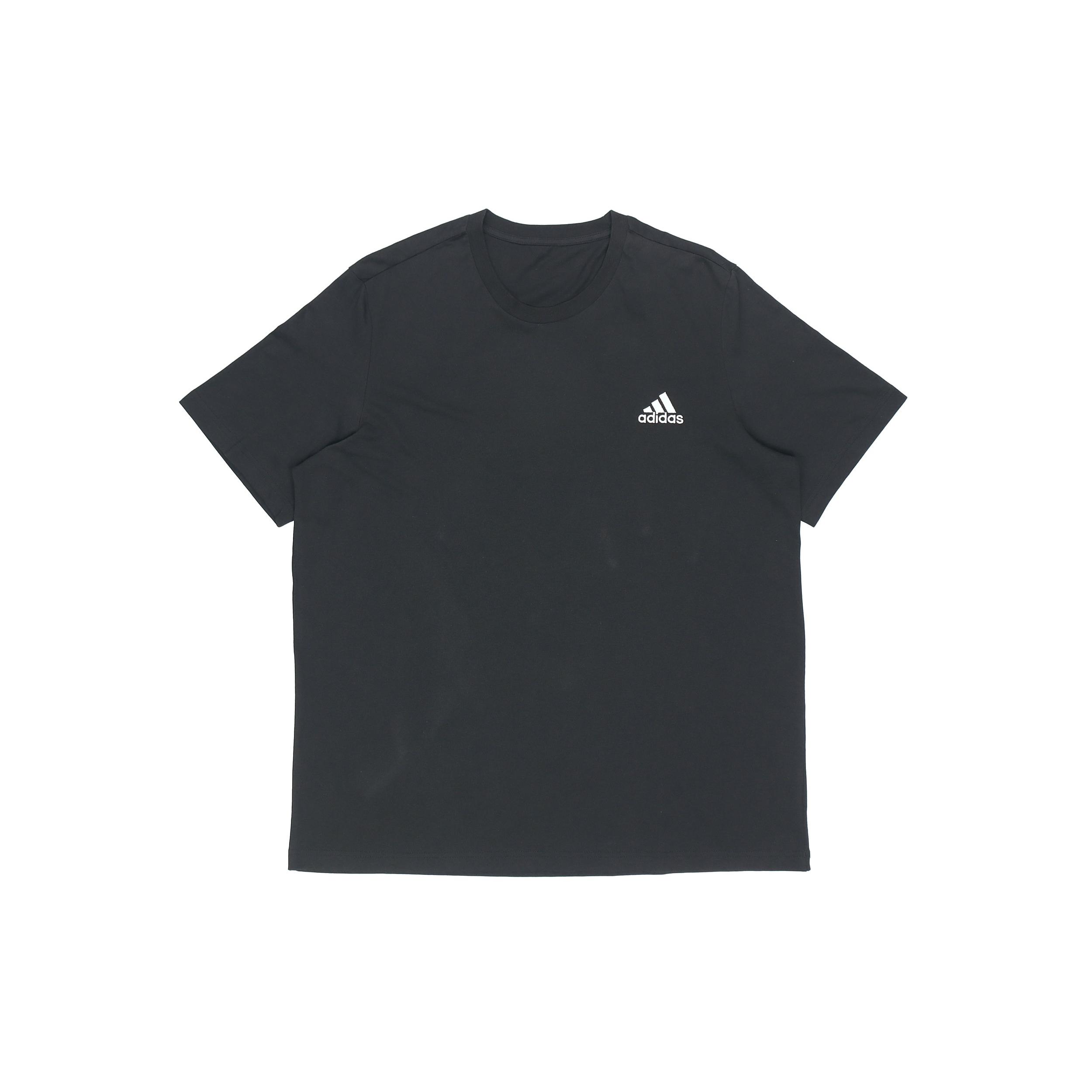 

New Adidas ESSENTIALS T Shirt Men s Black GK9639 S