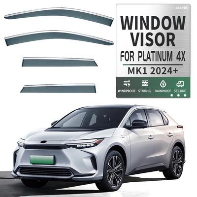 Platinum 4X Window Visor Rain Shield Sunshade Deflector