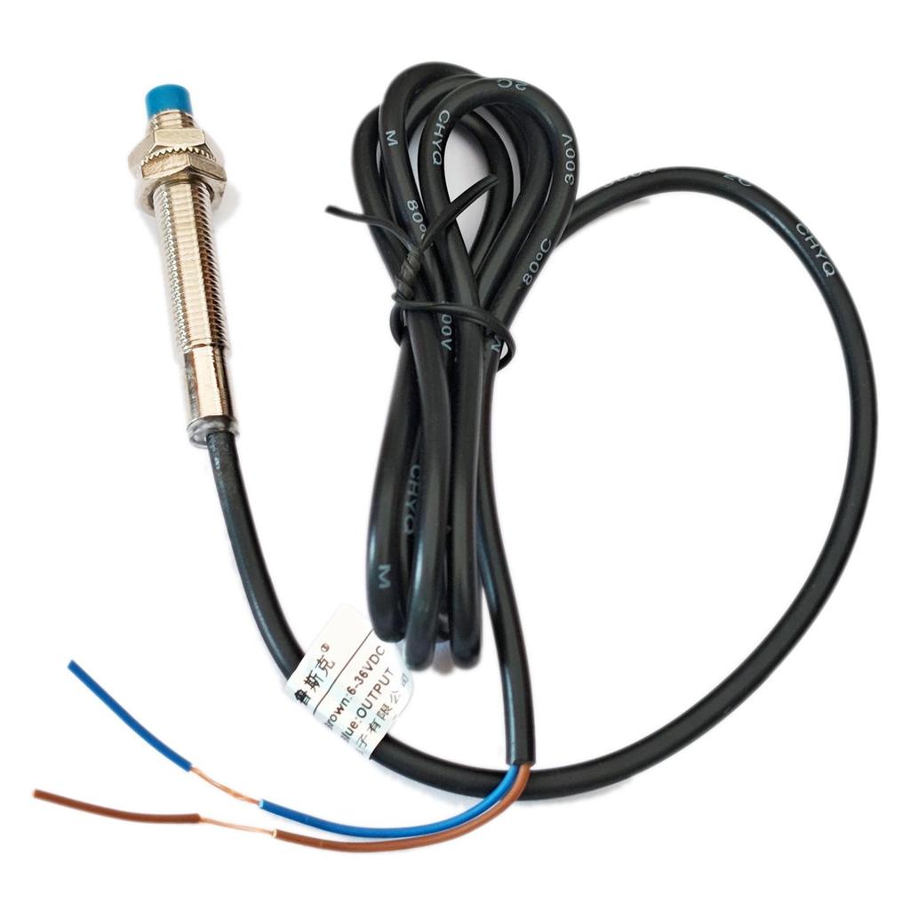 LJ8A3-2-Z/EX Metal Inductive Proximity Switch, M8, Two-Wire, Normally Open, DC6-36V, 2mm Detection