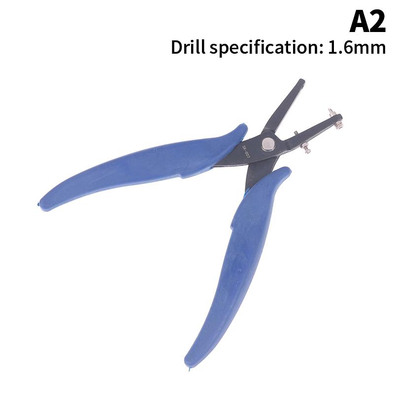 

Универсальный ручной кожаный ремешок для часов, ремешок для перфорации, плоскогубцы, 2/1,6 мм синий